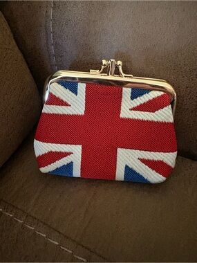 Signare Tapestry Union Jack Coin Purse NWOT